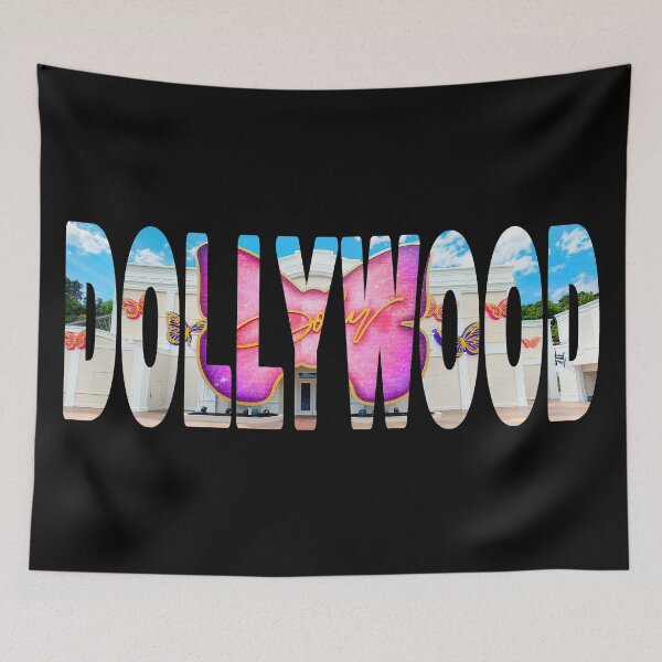 Item preview, DOLLYWOOD - Theme Park Dolly Parton Tennessee USA Pink Butterfly designed and sold by Adam Gormley.