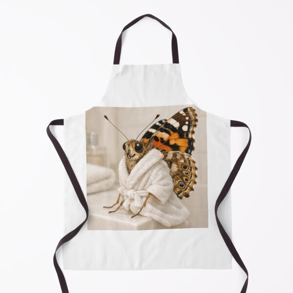 Item preview, Cozy Bathrobe Painted Lady Butterfly designed and sold by Sillytoe.