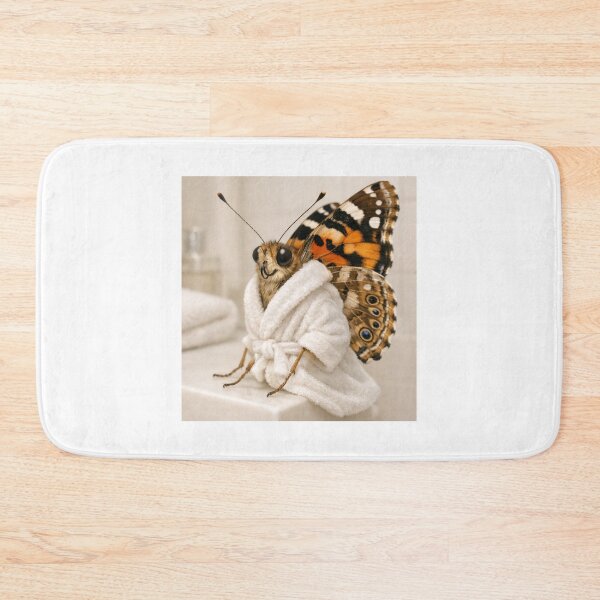 Item preview, Cozy Bathrobe Painted Lady Butterfly designed and sold by Sillytoe.