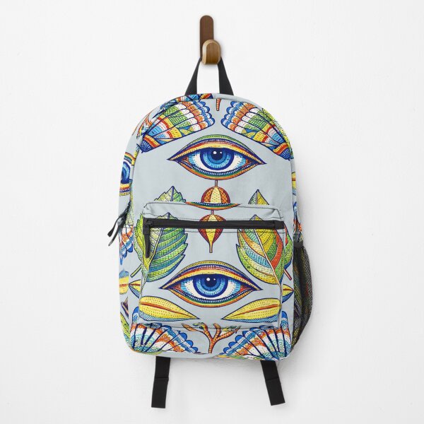Item preview, Mystic Dual Eyes – Symmetrical Nature Wings Illustration designed and sold by zoliartdesign.