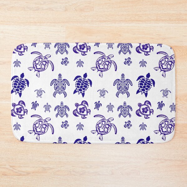 Item preview, Tribal Sea Turtle Pattern | Polynesian Hibiscus Honu Design designed and sold by DonnaRaine.