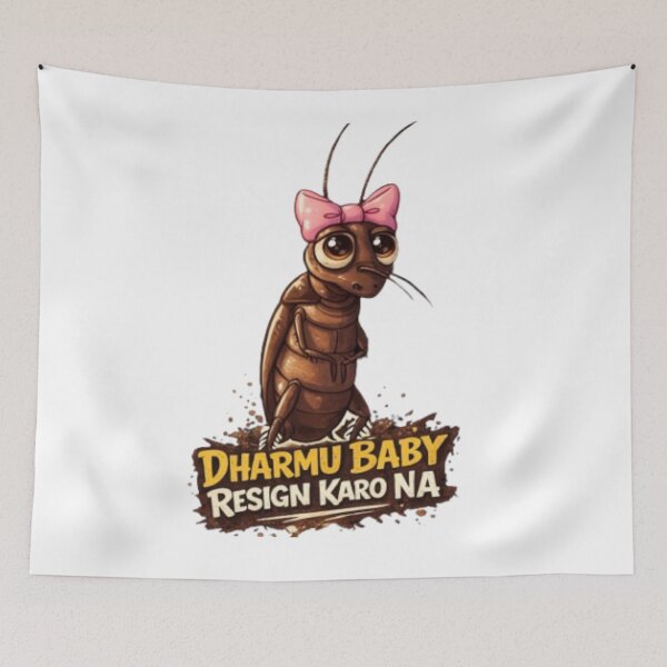 Item preview, Cute Crying Cockroach Protest Meme | Funny Cartoon Sticker designed and sold by keera25.
