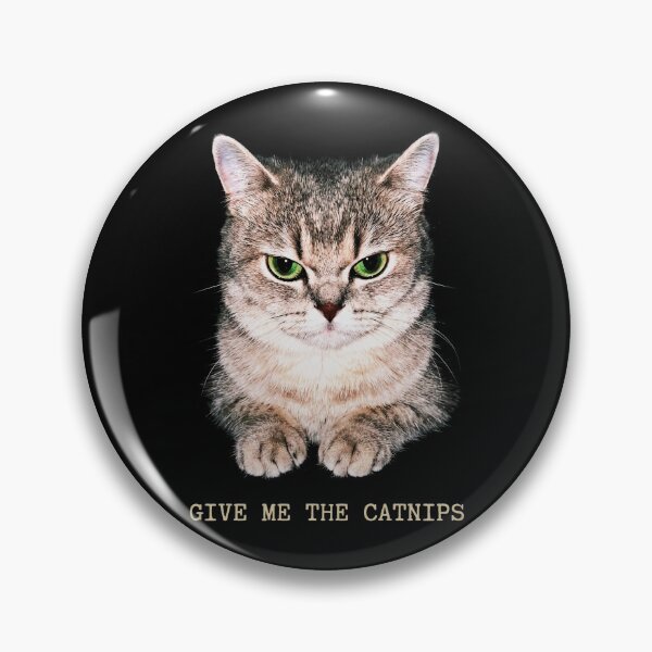 Item preview, Give Me The Catnips Shirt Funny Angry Cat T-Shirt Sarcastic Cat Lover Gift Sassy Tabby Cat Top Angry Cat Meme Tee Hungry Cat Shirt [Black Shirt Only] designed and sold by Off-Road-Zone.