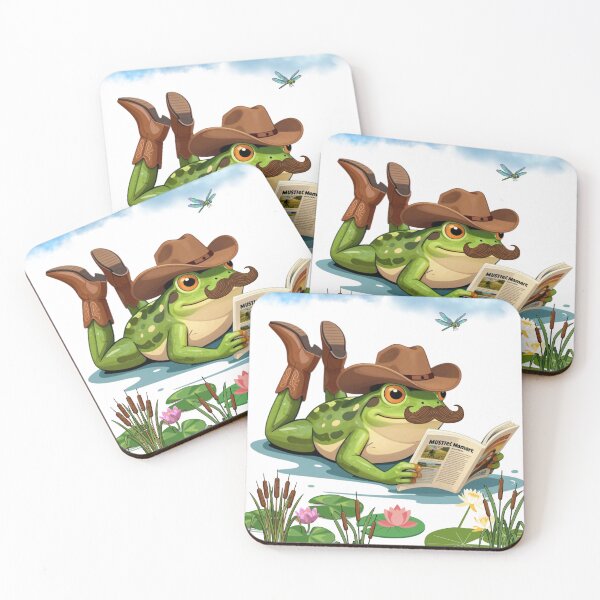 Item preview, Cowboy Reading the Ribbit Digest designed and sold by JKDesigns101.