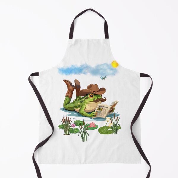 Item preview, Cowboy Reading the Ribbit Digest designed and sold by JKDesigns101.