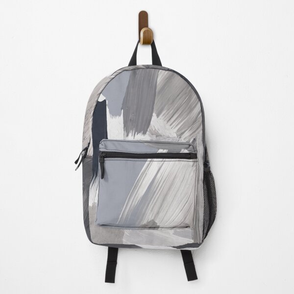 Item preview, Abstract Brushstrokes Slate Grey Minimalist Art designed and sold by VibeStyletwo.