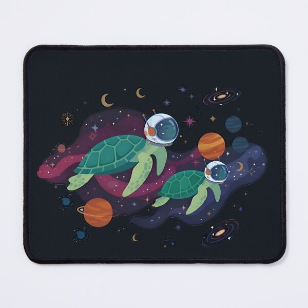 Item preview, Space Turtles Astronaut - Floating Galaxy Cosmic Ocean designed and sold by Zazz Lee.