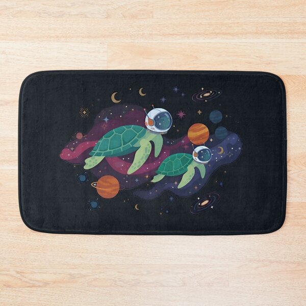 Item preview, Space Turtles Astronaut - Floating Galaxy Cosmic Ocean designed and sold by Zazz Lee.