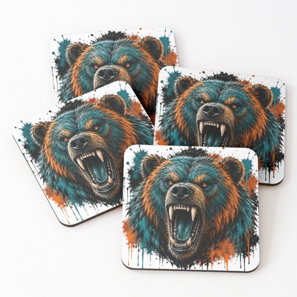 Item preview, 002 Grizzly Bear designed and sold by Thor-stone.