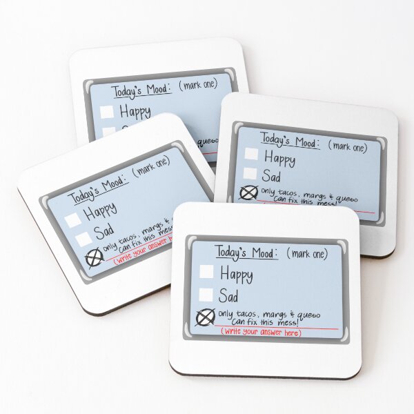Item preview, Today's mood - tacos, margs & queso designed and sold by Etkennedy.