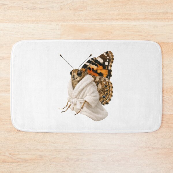 Item preview, Relaxing Bathrobe Painted Lady Butterfly designed and sold by Sillytoe.