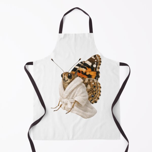 Item preview, Relaxing Bathrobe Painted Lady Butterfly designed and sold by Sillytoe.