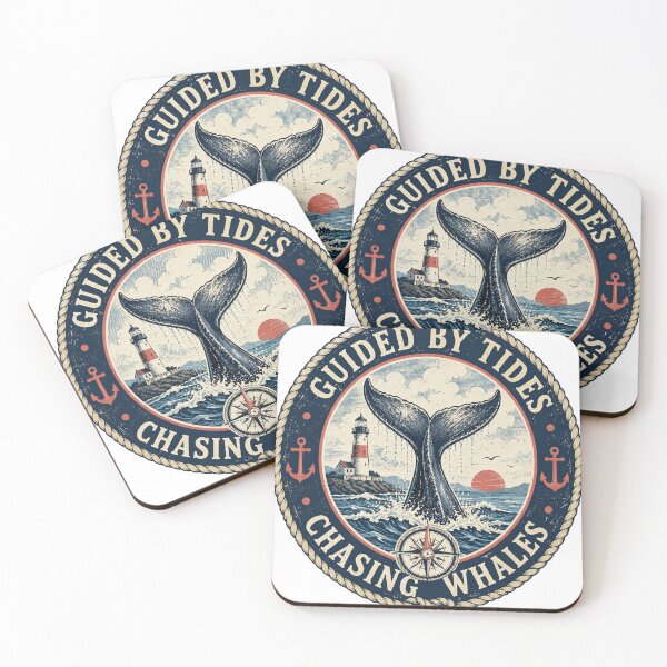 Item preview, Guided by Tides Chasing Whales designed and sold by LiftyGifts.