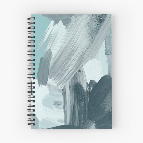 Item preview, Abstract Mint Blue Sage Brushstrokes Wall Art designed and sold by ErikRoPe.