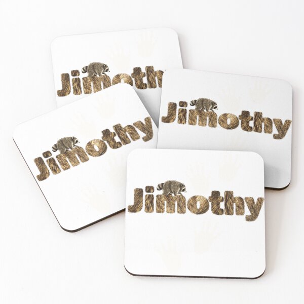 Item preview, Jimothy Raccoon – Cute Cartoon Raccoon Graphic T-Shirt Design designed and sold by motivation and inspiration designs  .