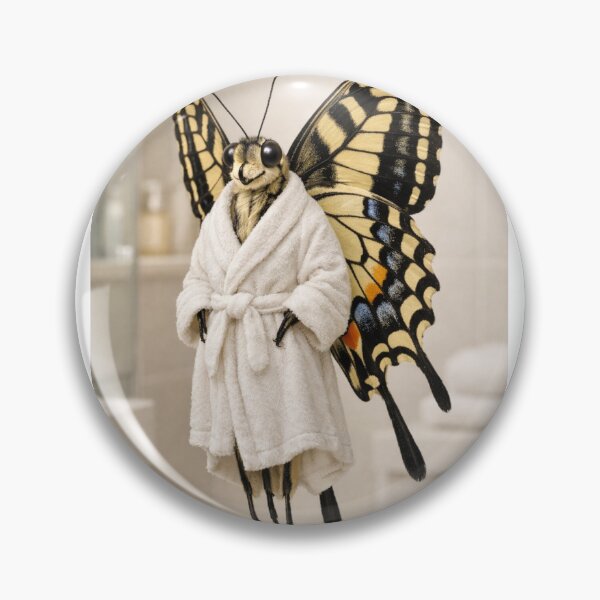 Item preview, Cozy Bathrobe Swallowtail Butterfly designed and sold by Sillytoe.