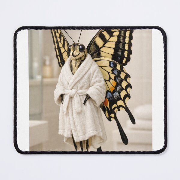 Item preview, Cozy Bathrobe Swallowtail Butterfly designed and sold by Sillytoe.