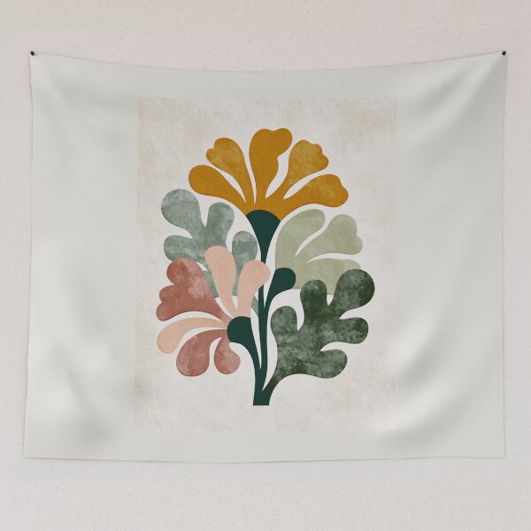 Artikelvorschau, Boho-Kunst mit Blumen entworfen und verkauft von Sketch-Shack.