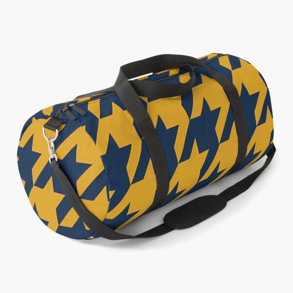 Item preview, Bold Navy and Mustard Yellow Houndstooth Pattern designed and sold by zenjiinspired.