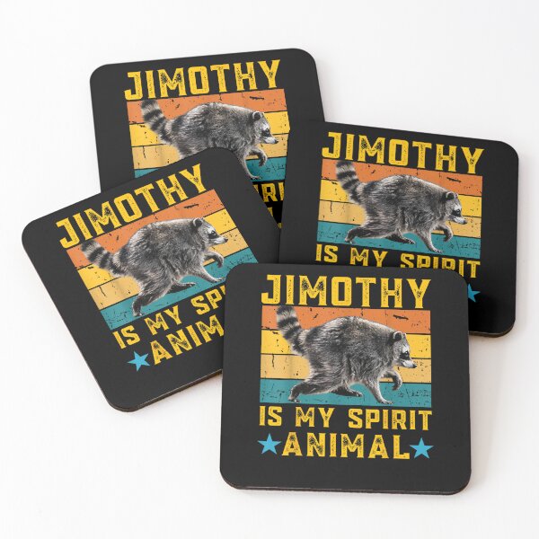 Item preview, Jimothy Raccoon is My Spirit Animal Raccoon Meme designed and sold by MatherFisher.