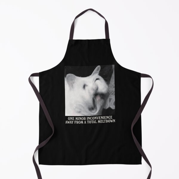 Item preview, Total Meltdown Cat Shirt Funny Screaming Cat T-Shirt One Minor Inconvenience Away Tee Sarcastic Cat Lover Gift Relatable Meme Top [Black Shirt Only] designed and sold by Off-Road-Zone.
