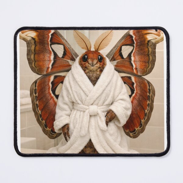 Item preview, Cozy Bathrobe Atlas Butterfly designed and sold by Sillytoe.