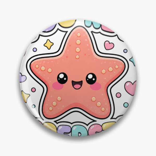 Item preview, You're a Superstar! Cute Kawaii Starfish Quote designed and sold by BoosterShop.