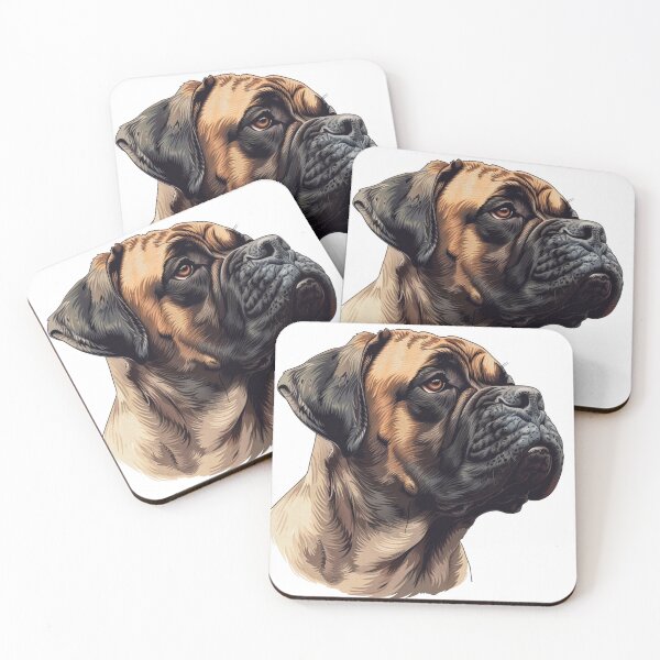 Item preview, Bullmastiff puppy dog designed and sold by MendaciousMina.