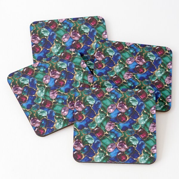 Item preview, Seamless Luxury Gemstone Pattern designed and sold by AnimalAirtistry.