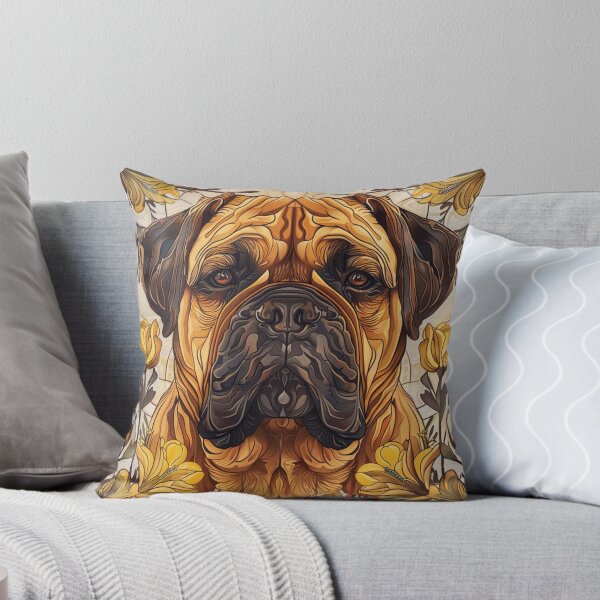 Artikelvorschau, Bullmastiff-Hündchen im Jugendstil entworfen und verkauft von MendaciousMina.