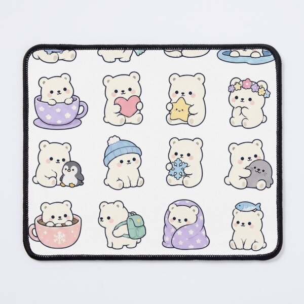Item preview, Cute kawaii style polar bears designed and sold by amyness.