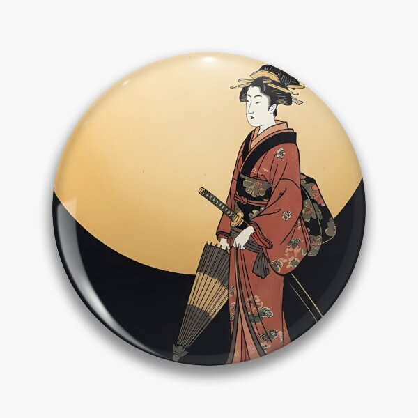 Item preview, Japanese Woman Walking on Rooftop Under Full Moon Ukiyo-e designed and sold by TokyoUkiyoHouse.