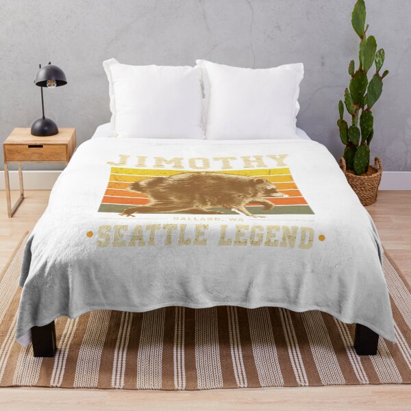 Item preview, Jimothy The Raccoon Ballard WA Seattle Legend Retro Sunset designed and sold by Pepeud.
