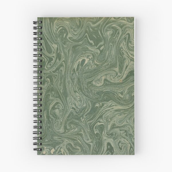 Item preview, Antique Marbled Paper Print - Sage Green Vintage Italian Bookbinding Art designed and sold by footnotes-club.