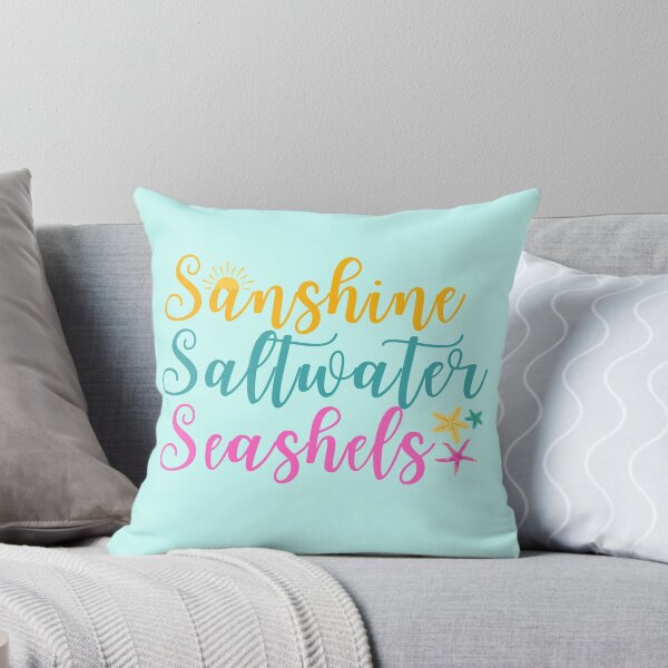 Item preview, Sunshine Saltwater Seashells Beach Vibes Summer Design designed and sold by MadeByMira.