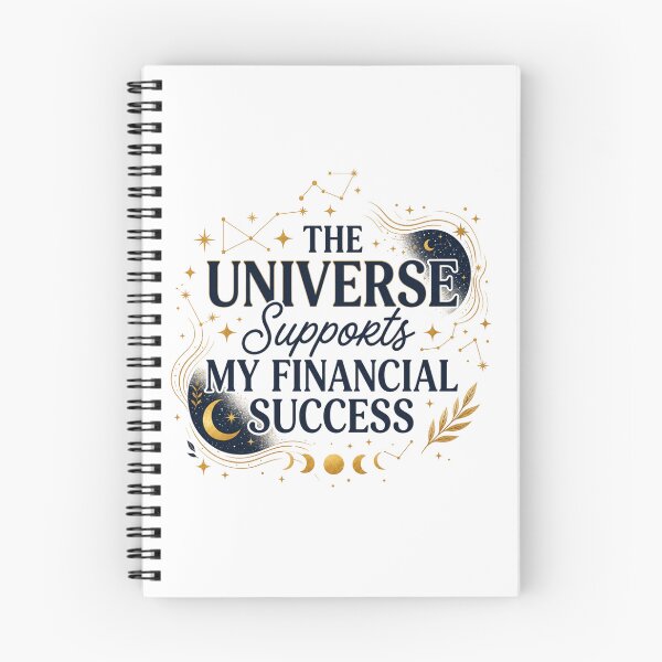 Item preview, The Universe Supports My Financial Success designed and sold by Prosperiqlife.