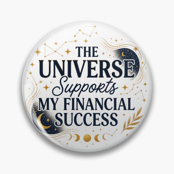 Item preview, The Universe Supports My Financial Success  designed and sold by Prosperiqlife.