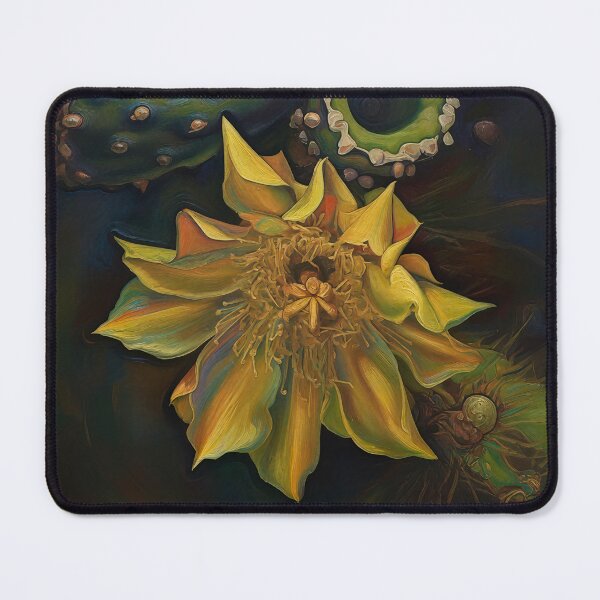 Item preview, Prickly Pear Cactus Flower Painting designed and sold by WildLedger.