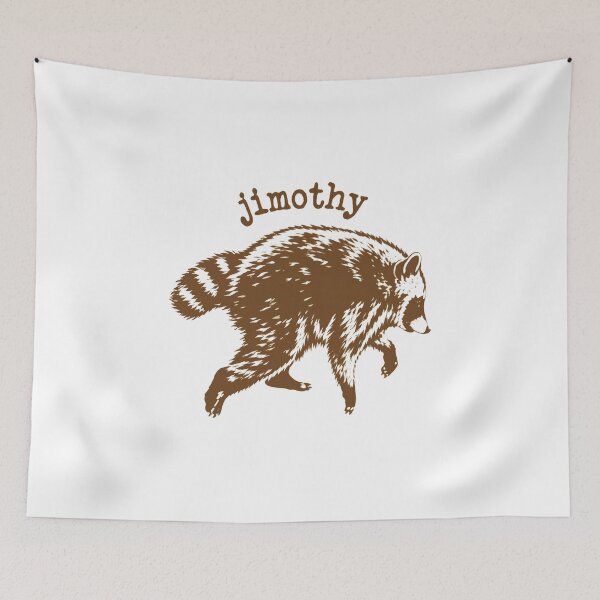 Item preview, Jimothy The Raccoon Vintage Brown Trash Panda designed and sold by Pepeud.