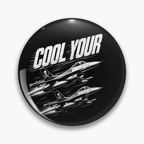 Item preview, Cool Your Jets F-16 Fighting Falcon Squadron designed and sold by Victor Shadehorn.