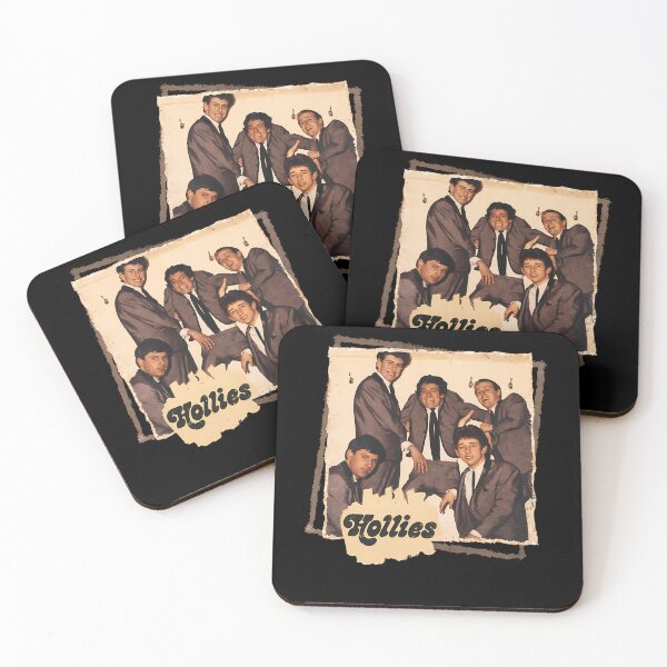 Item preview, The Hollies Grungy Portrait Band Group Members designed and sold by JandJTT.