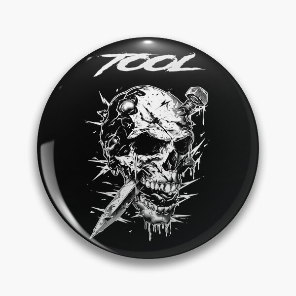 Item preview, Cracked Skull Pierced with Dagger Knife and Bolt Dark designed and sold by zeusdigitalarts.