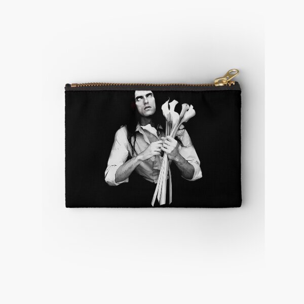 Item preview, Dark Long Hair Musician Holding White Cally Lilies designed and sold by zeusdigitalarts.