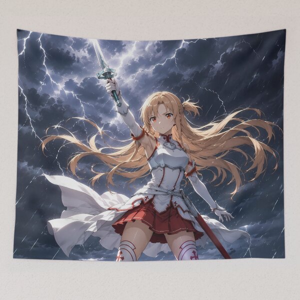 Item preview, Asuna Sword Art Online Lightning Hero Moment designed and sold by mildaclairmo.