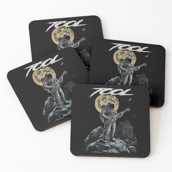 Item preview, Astronaut Playing Electric Guitar on Rocky Lunar Surface designed and sold by zeusdigitalarts.