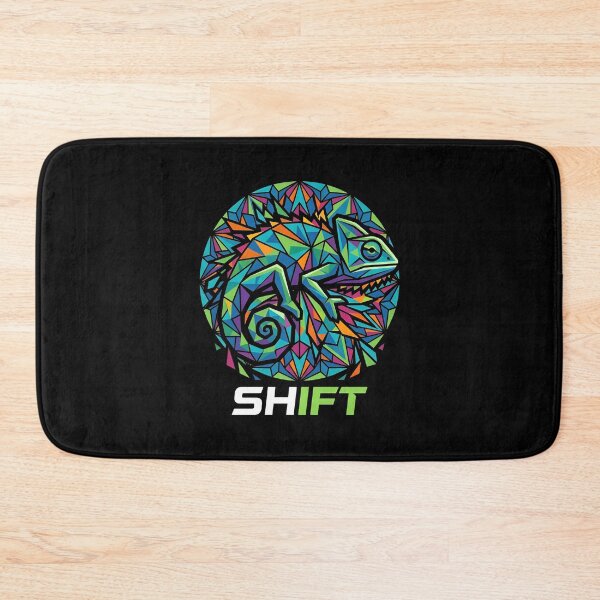 Item preview, Shift Mosaic Geometric Chameleon Vibrant Reptile designed and sold by Zazz Lee.