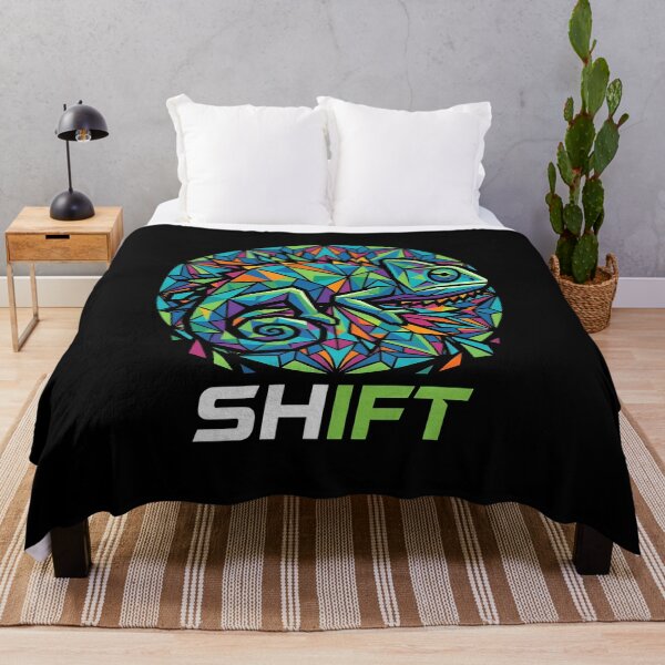 Item preview, Shift Mosaic Geometric Chameleon Vibrant Reptile designed and sold by Zazz Lee.