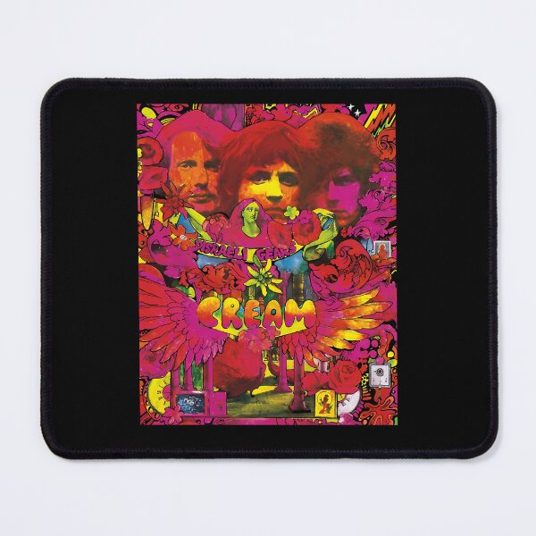 Item preview, Cream Disraeli Gears Vibrant Psychedelic Collage designed and sold by ViralLinkLab.