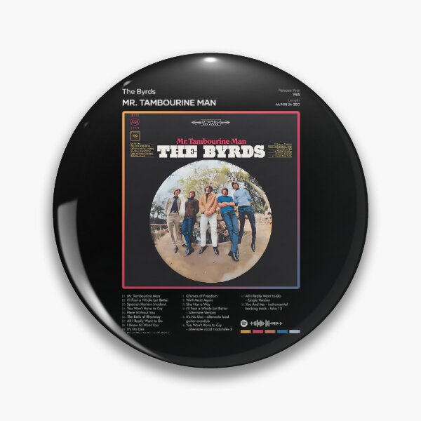 Item preview, The Byrds Mr Tambourine Man Tracklist designed and sold by JandJTT.