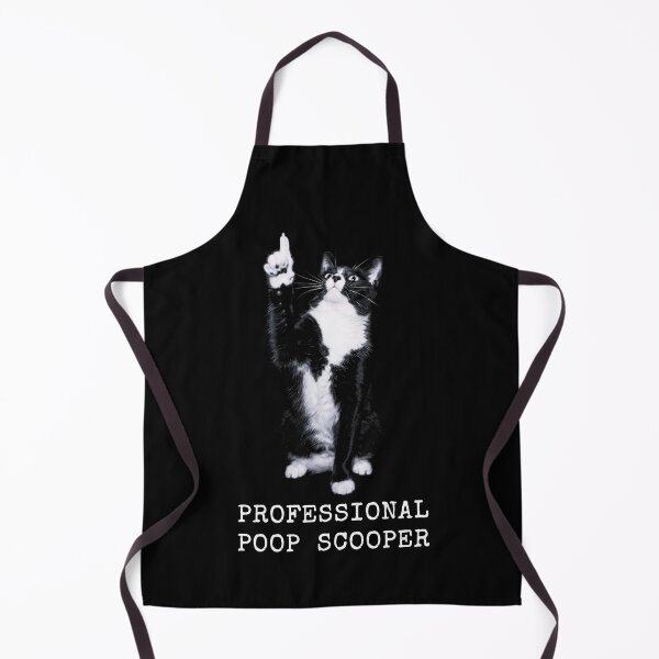 Item preview, Professional Poop Scooper Shirt Funny Tuxedo Cat T-Shirt Sarcastic Cat Owner Gift Tuxedo Cat Mom Top Sassy Pet Meme Tee Cat Dad [Black Shirt Only] designed and sold by Off-Road-Zone.